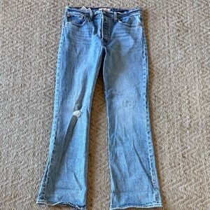 Levi’s Distressed Wedgie Bootcut Jeans